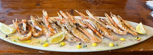 Cigalas plancha